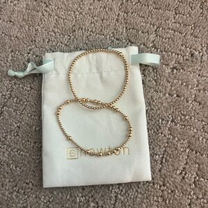 set of 2 gold enewton bracelets